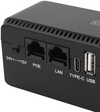 UPS Battery Backup High Capacity Uninterruptible Power Supply for Camera Router Modem (US Plug)