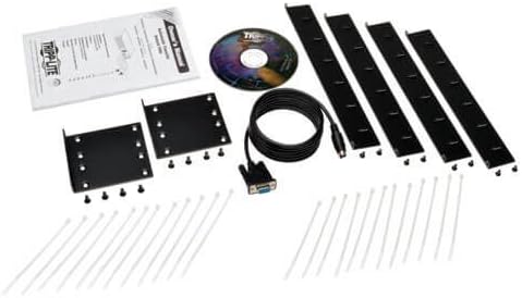 Tripp Lite 2.9kW Single-Phase ATS / Switched PDU, LX Platform Interface, 120V Outlets (24 5-15/20R, 1 L5-30R) 2 L5-30P, 2 10ft Cords, 2U Rack-Mount, TAA (PDUMH30ATNET),Black