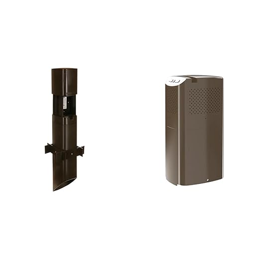 Taymac ParkPost Outdoor Power Enclosure PP55Z and Bluetooth Speaker Accessory Slide Cover PPSPZ Bundle, Bronze, Polycarbonate Power Stake and Seamless Bluetooth 5.2 Wireless Speaker for Outdoor Decor