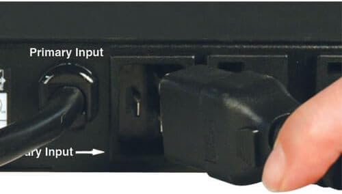 Tripp Lite 1.9kW Single-Phase ATS / Switched PDU with LX Platform Interface, 120V Outlets (16 5-15/20R), 2 L5-20P / 5-20P 12ft 120V Inputs, 1U Rack-Mount, TAA (PDUMH20ATNET) Black