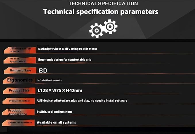 RGB Light up Wired Gaming Mouse M728 for Computer - Durable USB Led Laptop Mice w/7 Color Backlit, 4 Adjust DPI Up to 3200 for Gaming, Silent & Stable PC Corded Mouse for Mac MacBook Windows Linux PS4