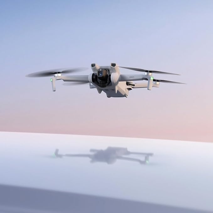 DJI Mini 3, Drones with Camera for Adults 4K, 38-min Flight Time, up to 32800ft (10km) Video Transmission, True Vertical Shooting, GPS Auto Return Integrated, Mini Drone with Camera for Beginners