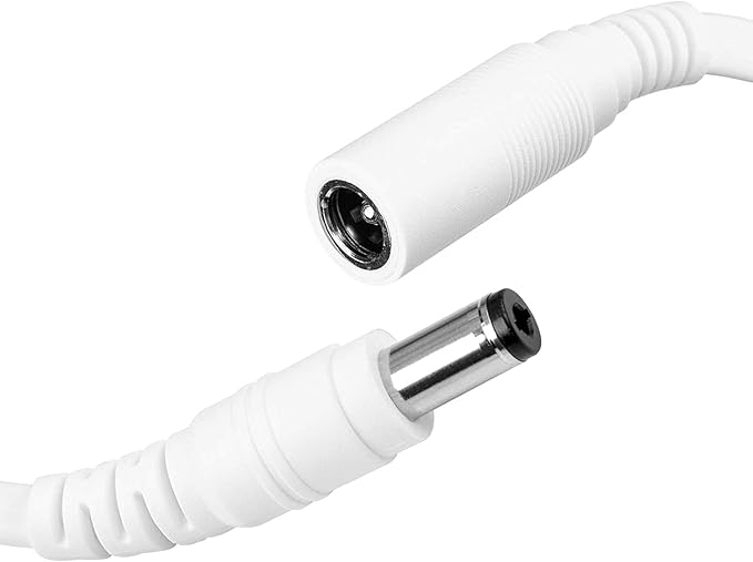 Power Extension Cord for Alexa Echo Dot 3rd Gen/Dot 4th Generation/Show 5, 10ft Long Flat Charger Cable