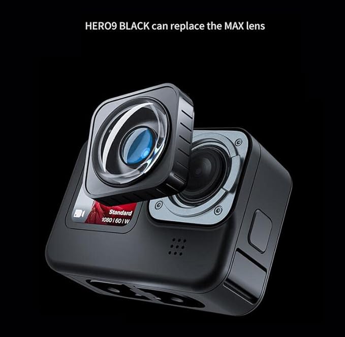Lens Mod Ultra-Wide Angle 155 Degree Max for GoPro Hero 9 10 11 11Mini Black Action Camera Accessories Anti Shake Water Proof Lens