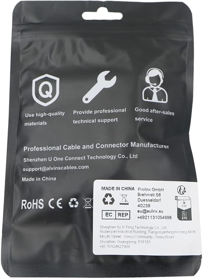 Alvin’s Cables Power Cable for Tilta Nucleus-M Motor Rotatable Right Angle 7 Pin Male to D-tap Power Cable 35CM| 13.8inches