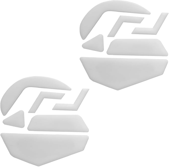 2 Pack G502 Wired Gaming Mouse Feet Sliding Stickers, Wear-Resistant Smooth Mice Glass Skates Pad Compatible with Logitech Mouse Feet Replacement (Glide Mice Skates, White PTFE)