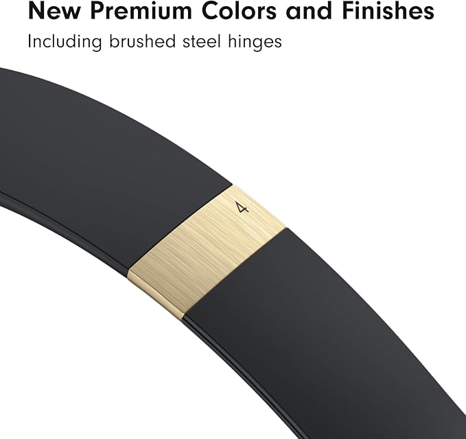 Beats Solo 4 - Wireless Bluetooth On-Ear Headphones, Apple & Android Compatible, Up to 50 Hours of Battery Life - Black & Gold