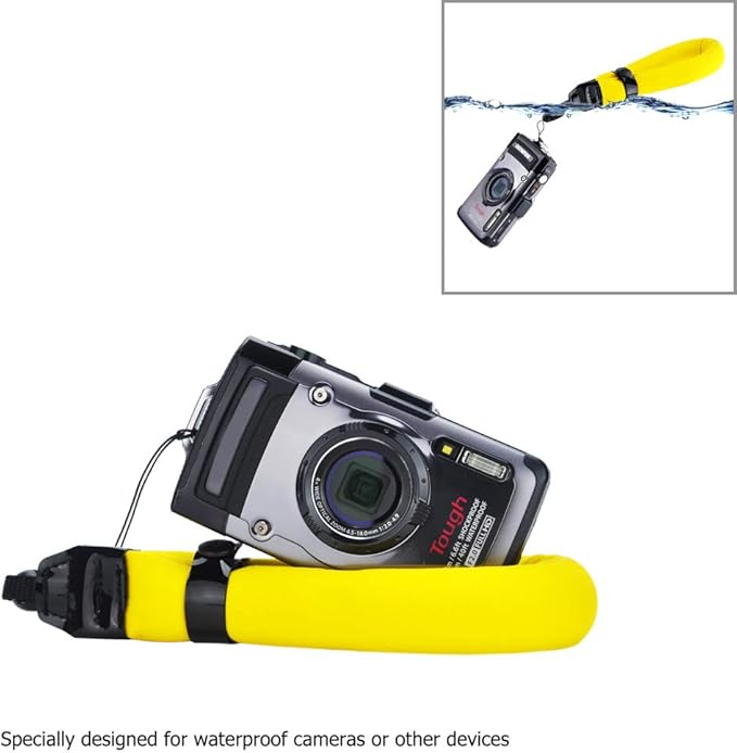 2 Pack Waterproof Camera Float Strap for Kodak PIXPRO WPZ2 Fuji Fujifilm XP140 XP130 XP120 XP90 XP80 GoPro Hero 13 12 11 10 9 8 Olympus TG-7 TG-6 TG-5 TG-4 TG-870 Nikon W300 W150 W100 AW120 & More