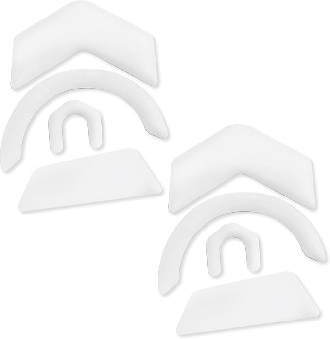 2 Pack G502 X Wired/Wireless Gaming Mouse Feet Sliding Stickers, Wear-Resistant Smooth Mice Glass Skates Pad Compatible with Logitech Mouse Feet Replacement (Glide Mice Skates, White PTFE)