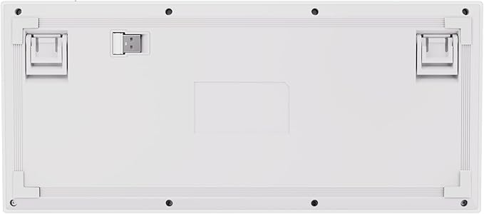 TECWARE Spectre 75% RGB Mechanical Gaming Keyboard with Customizable LCD Screen, Multi-Function Knob, Gasket Mount, South Face 5-Pin Universal Hot-Swappable Sockets White Candy Red Switch