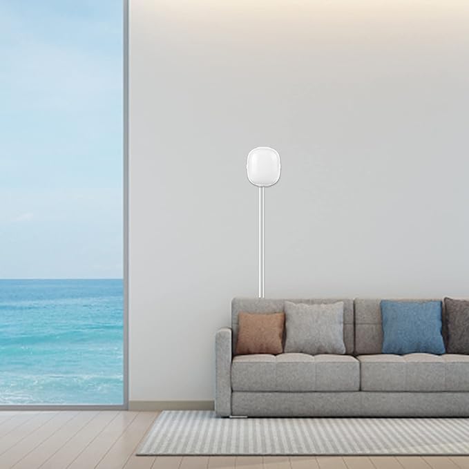 XLTTYWL Google Nest WiFi 6e Router Wall Mount Brackets Holder Stability ABS Protective Case Router Protection for Google Nest WiFi Pro Wi-fi Mesh Network System(White, 3 Pack)