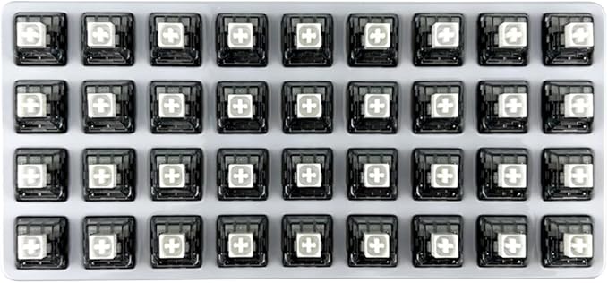 Kailh Box White V2 Switch for Mechanical Gaming Keyboard, 5 Pin Clicky Switch (Box V2 White,72PCS)
