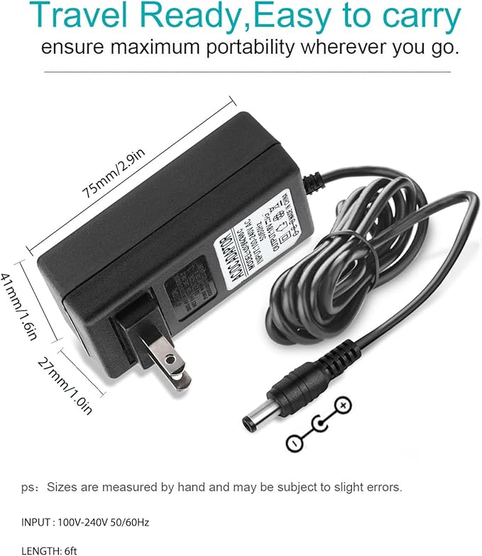 20V DC Adapter Fit for Sony SRS-XG500 SRSXG500 Power Cord,for Sony x-series Party Speaker, Bose Solo 5 TV Sound System Speaker 418775 732522-1110 7325221110 Replacement Speakers Charger Charging Cable