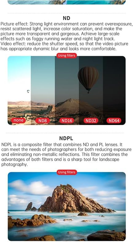 Lens Filter for DJI Mavic 4 Pro Drone (Star)