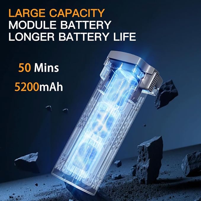 KF100 MAX Drones with Camera 4K for Adults, 19685ft Control Distance, Remote Control with 5.5 Inch Screen, 3-Axis Gimbal, 360° Obstacle Avoidance, Professional RC Quadcopter Drone, 3 Batteries