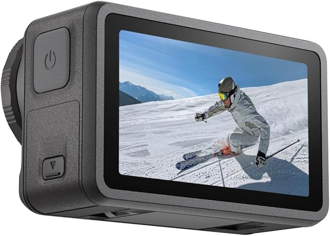 Xtra Pro Action Camera, 4K Vlogging Camera with 1/1.3'' Sensor, 65ft Waterproof, Night View & Stabilization for Cycling, Diving, Sports Shooting