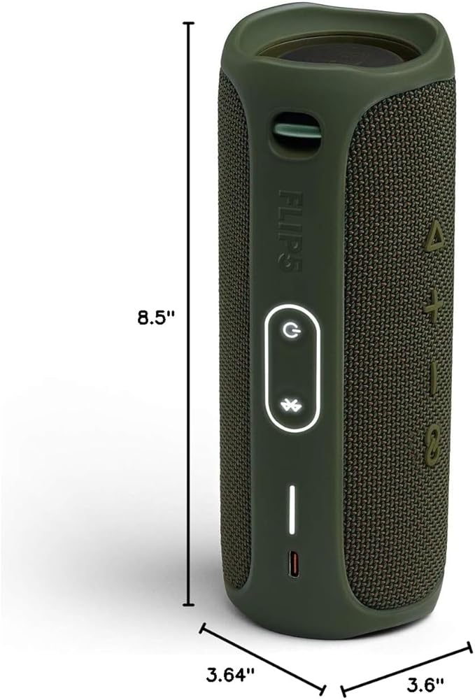 JBL FLIP 5, Waterproof Portable Bluetooth Speaker, Green
