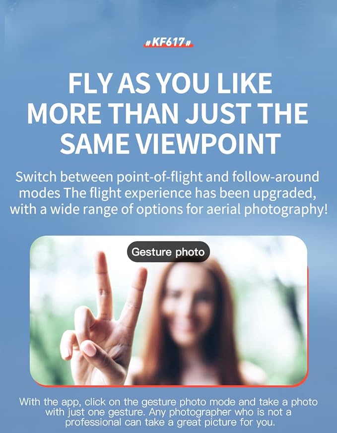 Drone with 2K Camera for Adults, Infrared Obstacle Avoidance, Optical Flow Hover, Dual Camera Switchable, Live Video Foldable FPV 2.4G Foldable Quadcopter with 2 Batteries