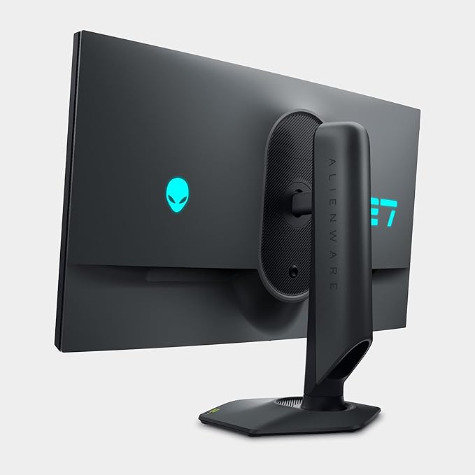 Alienware 27 4K Dual-Resolution Gaming Monitor - AW2725QF - 4K at 180Hz and FHD at 360Hz, 0.5ms GTG 1ms GTG (Extreme Mode), VESA AdaptiveSync, NVIDIA G-SYNC Compatible, HDMI/DP/USB 3.2 Gen1 - Black