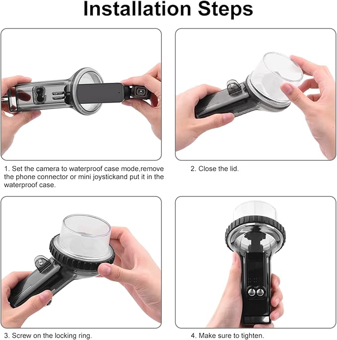 PULUZ Waterproof Housing Case for DJI Osmo Pocket 2, 60m Deep Diving Protective Housing Shell for Underwater Photography