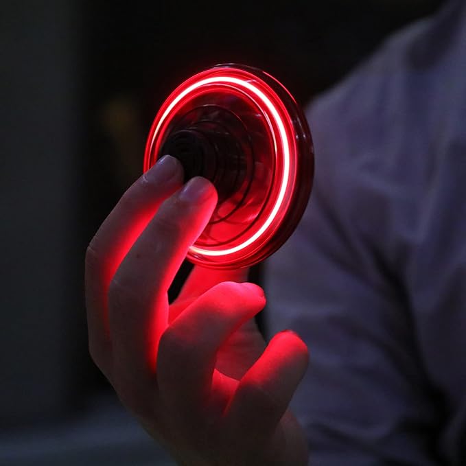 FLYNOVA Mini Drone for Kids Adults,Rechargeable UFO Flying Spinner with Lights,Birthday Party Cool Game,Indoor Outdoor Easy Operated Toys,Thanksgiving for Boys Girls Teens