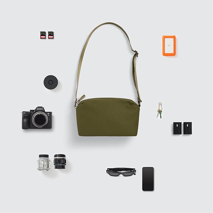 Urth Dolomite 5.1L Crossbody Camera Sling Bag - Water Resistant, Recycled, Multifunction Photography DSLR Everyday Bag