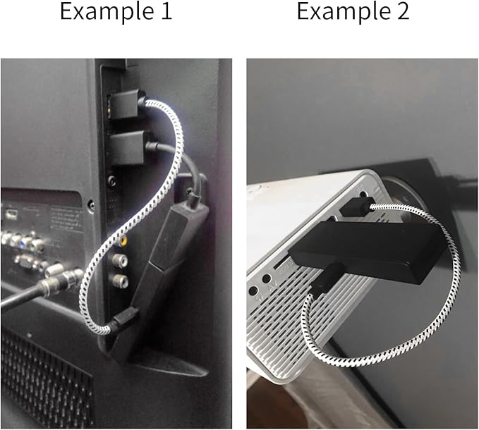 USB Power Cable for Fire Stick, Adapter Cord Plug Replacement, Powers Amazon FireStick Directly from TV USB Port, Eliminates The Need for a Charger