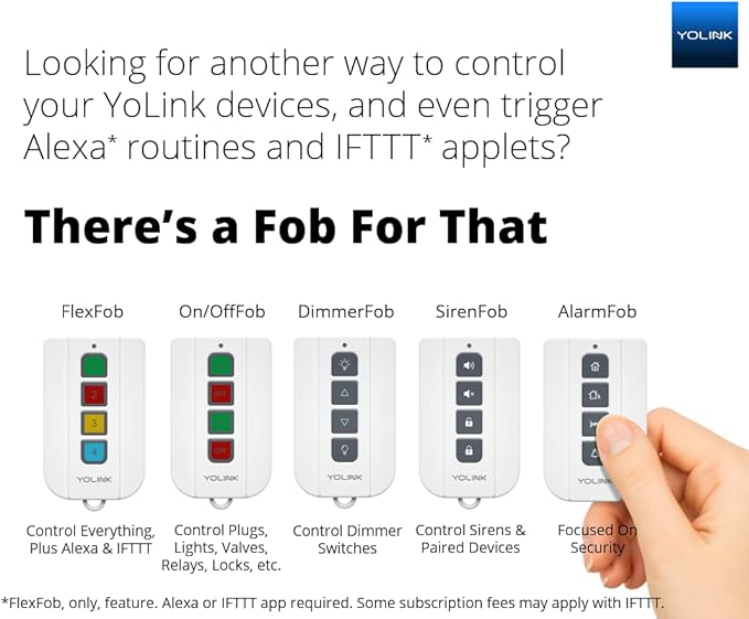 YoLink X3 Valve Controller Kit, 1-1/4" Brass Motorized Ball Valve, LoRa Long Range, 10+ Year Lithium, D2D with Leak Sensors & Fob, App Control & Schedules, Alexa/IFTTT/Home Assistant, Hub Required
