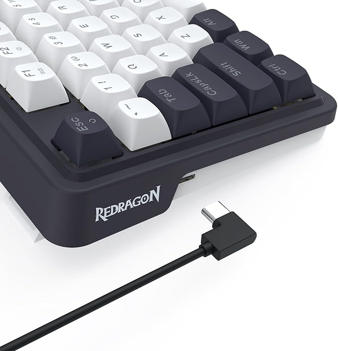 Redragon K673 HE Rapid Trigger Gaming Keyboard, 81 Keys 8K Wired Mechanical Keyboard w/Next-Gen UltraMag 100% POM Silky Magnetic Switch, Dual-Module Floating Structure Design, 2-Layer Noise Dampening