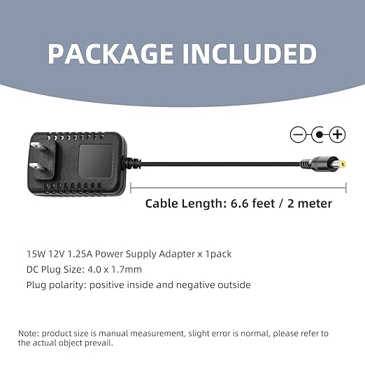 15W Power Adapter Cord for Alexa Echo Show 5 1st/2nd Generation, Dot 5th Gen/3rd Gen 2022,Kids Edition (2019),Fire TV Cube,Echo Pop,Dot with Clock Smart Speakers Charger Power Supply Cable Replacement