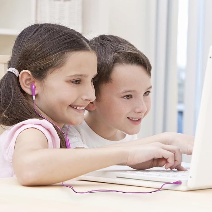 Bulk Earbuds with Microphone 10 Pack, Wired Earbuds Earphones Multicolor Headphones with mic for Kids for School for Classroom Students with 3.5mm Jack