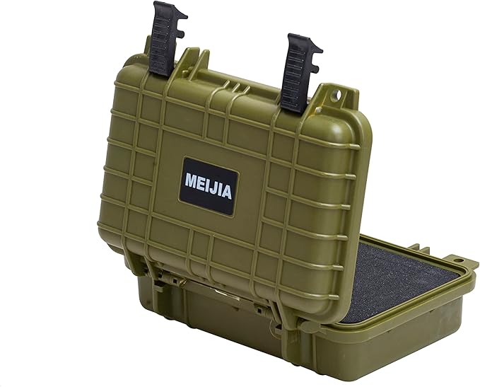 MEIJIA Portable All Weather Waterproof Protective Hard Case, Small Camera Case,Dry Case with Customizable Foam,Fit Use of Drones, Camera,Equipments, 11.65 ”x8.35”x3.78”