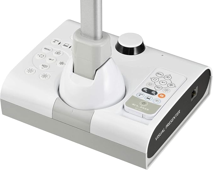 Elmo 1379 Model TT-12W STEM-CAM Visual Presenter, Document Camera with 192x Zoom (12x Optical/16x Digital), 1/2.3" CMOS Sensor, 3.4 Megapixel, 30 Fps, HDMI in/Out, RGB, USB, Ethernet, Wi-Fi