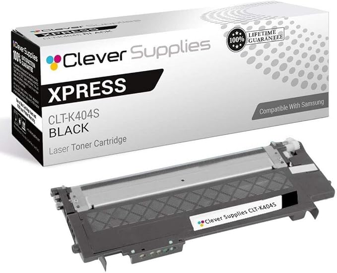 CS Replacement Toner Cartridge Compatible with Samsung Xpress C480 CLT-K404S Black