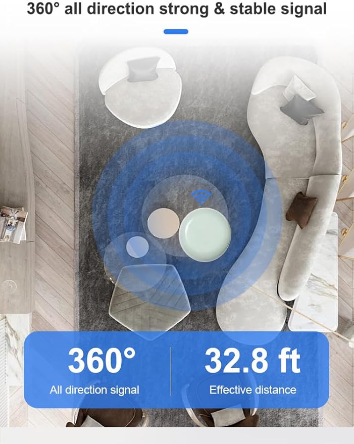 Tuya Smart WiFi IR Remote Control for TV DVD Air Conditioner AUD,All in One Infrared Universal Remote Controller,Compatible with Alexa Google Home (Temp. and Hum. IR)