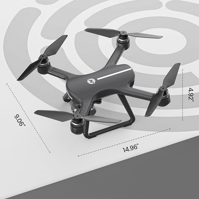 Holy Stone HS700E 4K UHD Drone with EIS Anti Shake 130 FOV Camera for Adults, GPS Quadcopter with 5GHz FPV Transmission, Brushless Motor, Easy Auto Return Home, Follow Me and Outdoor Carrying Case