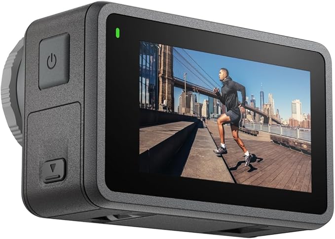 Xtra Action Camera, 1/1.3" Sensor & 4K Cinematic Video, Hyper Stabilization, Waterproof Camera to 52 Ft, 3-Hour Battery, Universal Quick Mount, Vlogging Camera for Adventure Photography