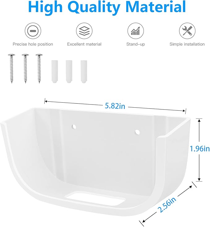 Wall Mount for eero Pro 6E, Screwless VHB Holder for Mounting eero Pro 6E Tri-Band mesh Wi-Fi 6 Without Drilling (Strongly Adhesive, 2 Pack)