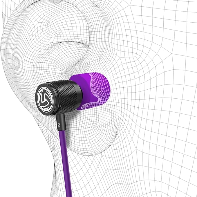 LUDOS Ultra USB C Headphones for iPhone 16 15 Pro Max Plus iPad Pro, 5 Years Warranty, Magnetic USB-C Earbuds for Samsung Galaxy S24 S23 Ultra S22 S21 FE S20 A55 A54 A53, USB Type C Earphone - Purple