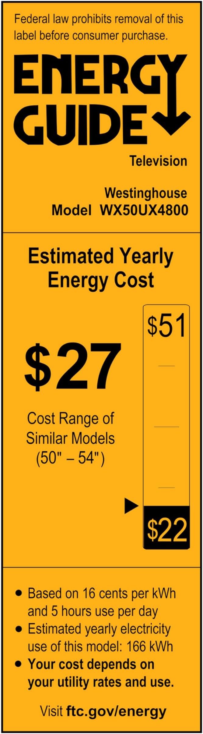 Westinghouse 50-inch Smart TV, 4K UHD Xumo TV w/ HDR10, Voice Remote, Dolby Vision, Dolby Atmos, Edgeless, Flat Screen LED Television w/Bluetooth, Apple AirPlay, Wi-Fi & Mobile Connectivity