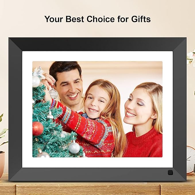 11" Digital Photo Frame Dual-WiFi-Picture-Frame - Smart Frame with 16GB Storage, 2176 * 1600 Pixels HD Touchscreen Display, Load Photo Video from Digital Frame via App Email, Free Cloud, Gift for Him