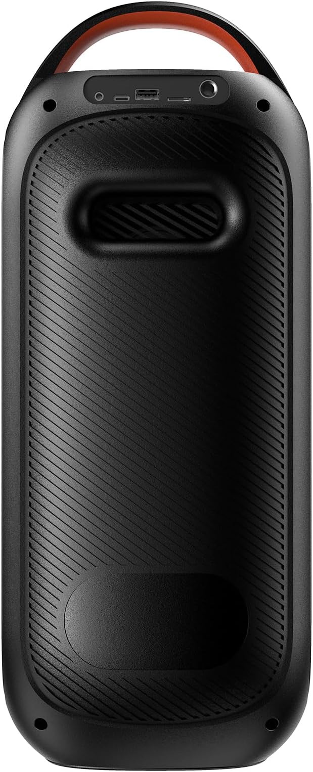 Bluetooth Speakers Wireless- 40W(Peak) 120dB Loud Sound, 8 LED Lights, Bluetooth 5.3, 6-8 Hours Playtime, Protable Handle, FM/USB & Mic Input, Large Portable Speaker for Party,Outdoor,Camping,Beach