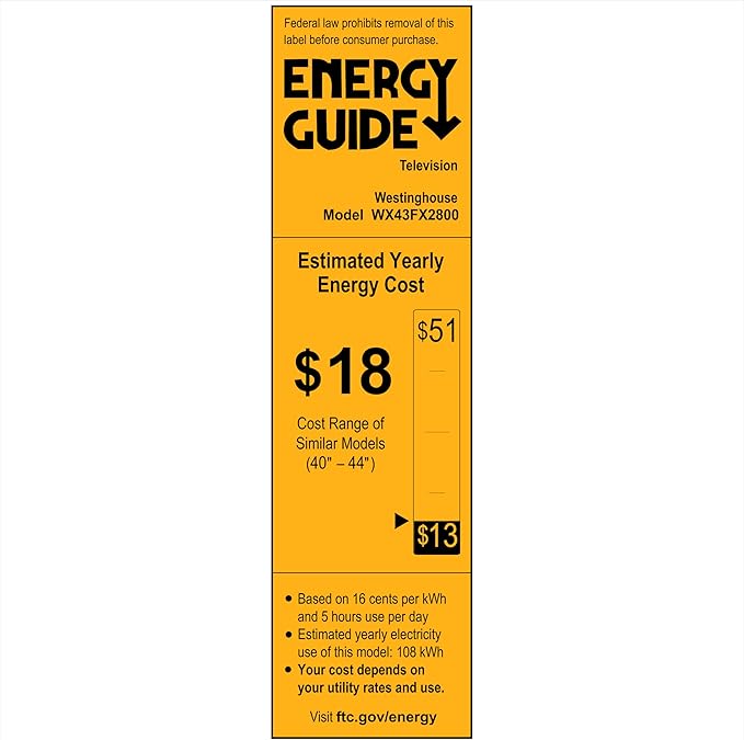 Westinghouse 43-inch Smart TV, FHD 1080P Xumo TV w/Voice Remote, Flat Screen Television w/Dolby Atmos, Blueooth, Apple AirPlay, Wi-Fi & Mobile Connectivity