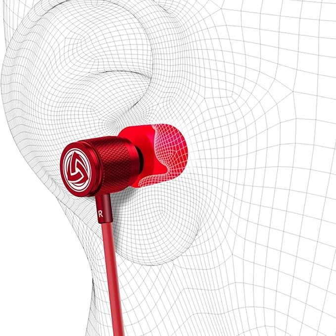 LUDOS Ultra USB C Headphones for iPhone 16 15 Pro Max Plus iPad Pro, 5 Years Warranty, Magnetic USB-C Earbuds for Samsung Galaxy S24 S23 Ultra S22 S21 FE S20 A55 A54 A53, USB Type C Earphones - Red