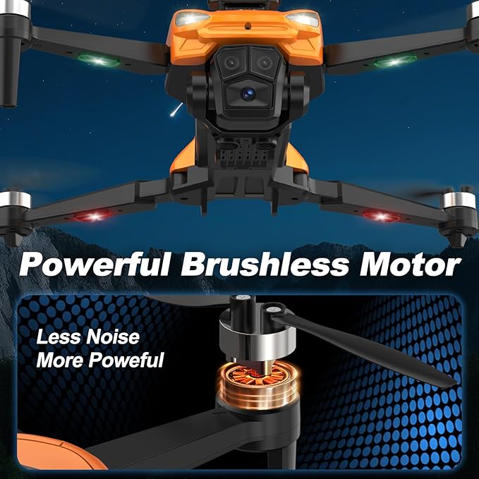 GPS Drone with 4K Camera 4.5" LCD RC Screen for Adults,Follow me Drone Professional Auto Return Home Circle Fly,Smart Obstacle Avoidance for Beginners Optical Flow Positioning,Portable,under 249g