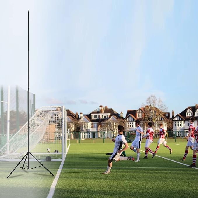 20ft/240inch Heavy Duty Light Stand, 20'/600cm Sky High Tripod Stand with Bag Air Cushioned Metal Light Stand for Video Camera Sports Photography, Lights, Photo Studio Camera Gimbal Stabilizer