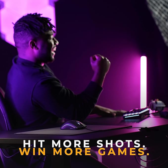 Glorious Gaming Model O 2 Wired Gaming Mouse - 59g Ultralight, FPS, 26,000 DPI, Motion Sync, 80M Click Rated Switches, 6 Programmable Buttons, Ambidextrous, RGB, PTFE Feet - Black