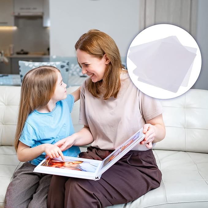 100 Pack Thermal Laminating Pouches 10 Mil Clear Laminating Sheets Plastic Laminating Paper Hot Glossy Laminator Pouches Office Laminating Supplies for Letter Photo Card ID Badge, 9 x 11.5 Inches