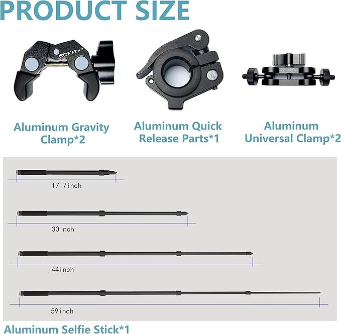 360 Motorcycle Mount Kit, Universal Adjustable 360 Camera Mount for Motorcycle Handle, Compatible with Insta360 X4 X5 Accessories, Bike Mount for GoPro Camera