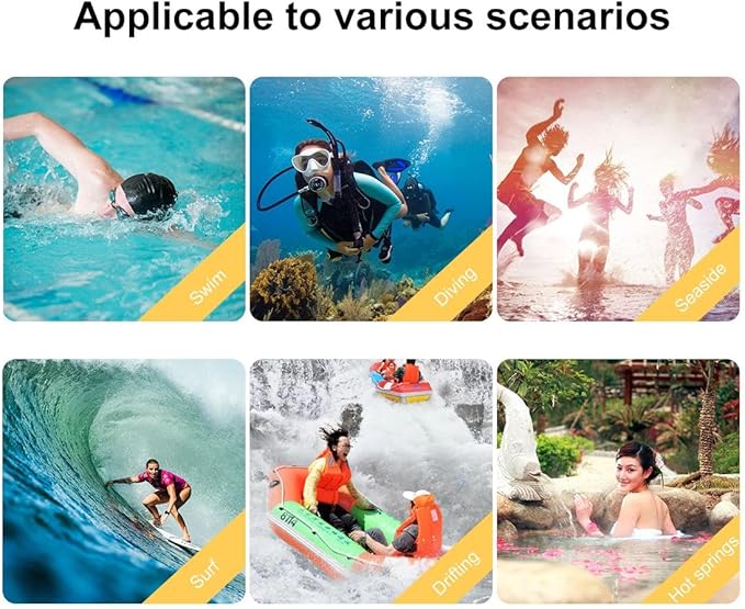 Waterproof Smartphone Case for iPhone 16 Pro Diving Case, Snorkeling Photography Cellphone Cover 130FT/40M Operated Underwater Photo Video Housing